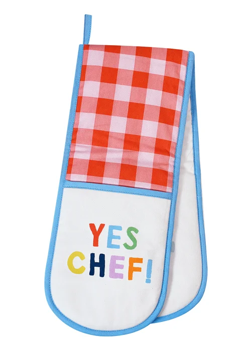 Ulster Weavers Yes Chef Multi Colour Double Oven Glove - One Size Image 1