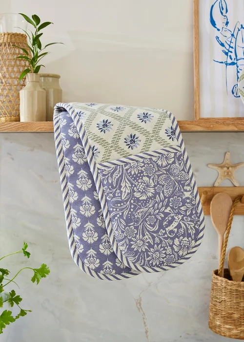 Ulster Weavers Coastal Treasures Blue Double Oven Glove - One Size Image 2