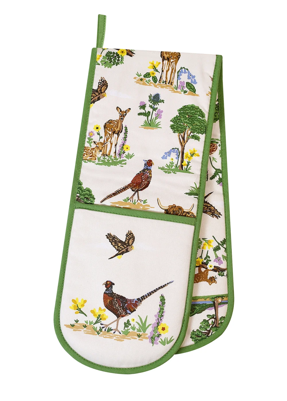 Ulster Weavers Thistlewood Green Double Oven Glove - One Size Image 1