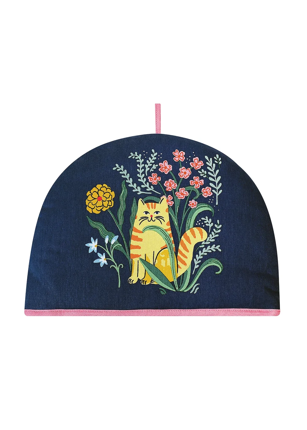 Ulster Weavers Marmalade Meadow Navy Tea Cosy - One Size Image 1