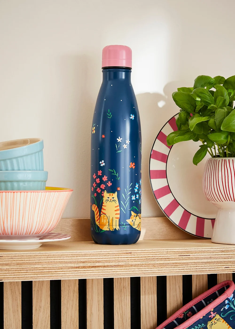 Ulster Weavers Marmalade Meadow Navy Water Bottle - One Size Image 2