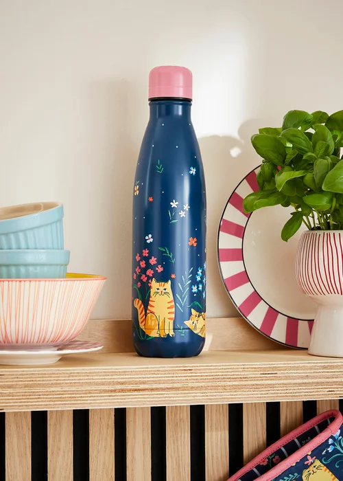 Ulster Weavers Marmalade Meadow Navy Water Bottle - One Size Image 2