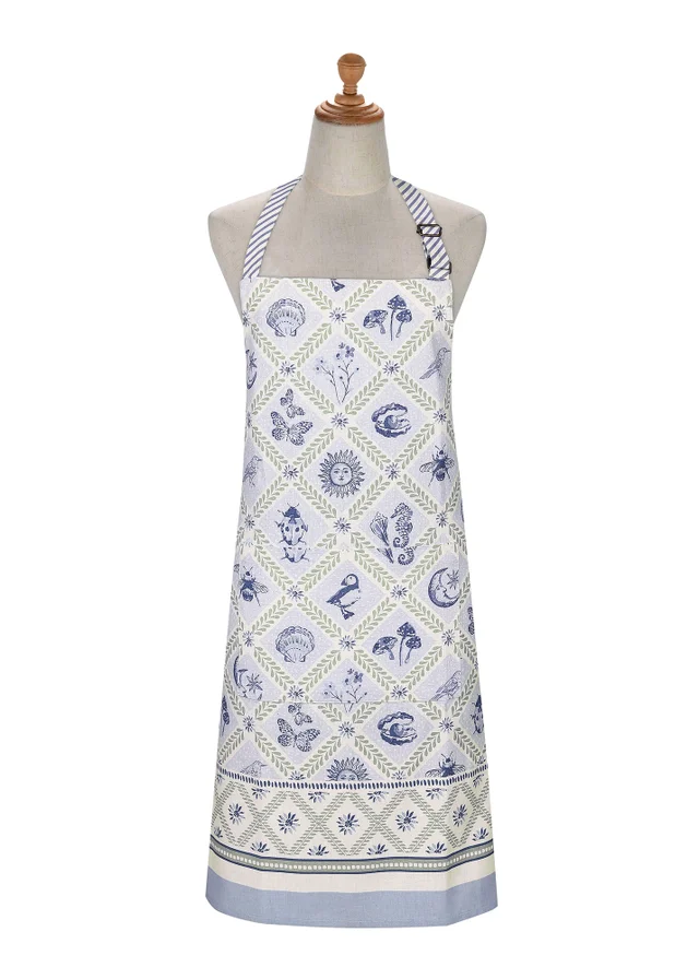 Ulster Weavers Coastal Treasures Blue Apron - Cotton
