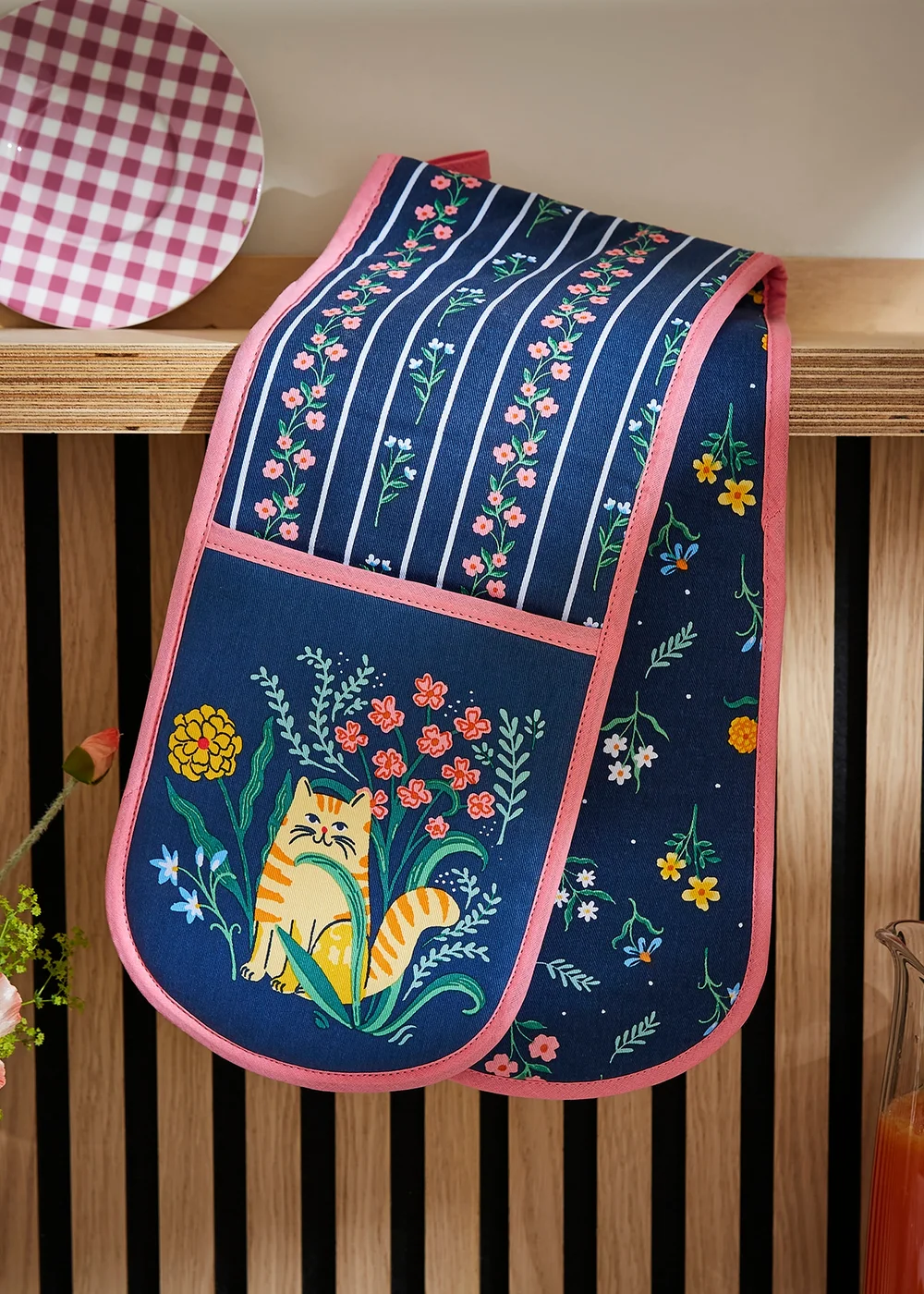 Ulster Weavers Marmalade Meadow Navy Double Oven Glove - One Size Image 2