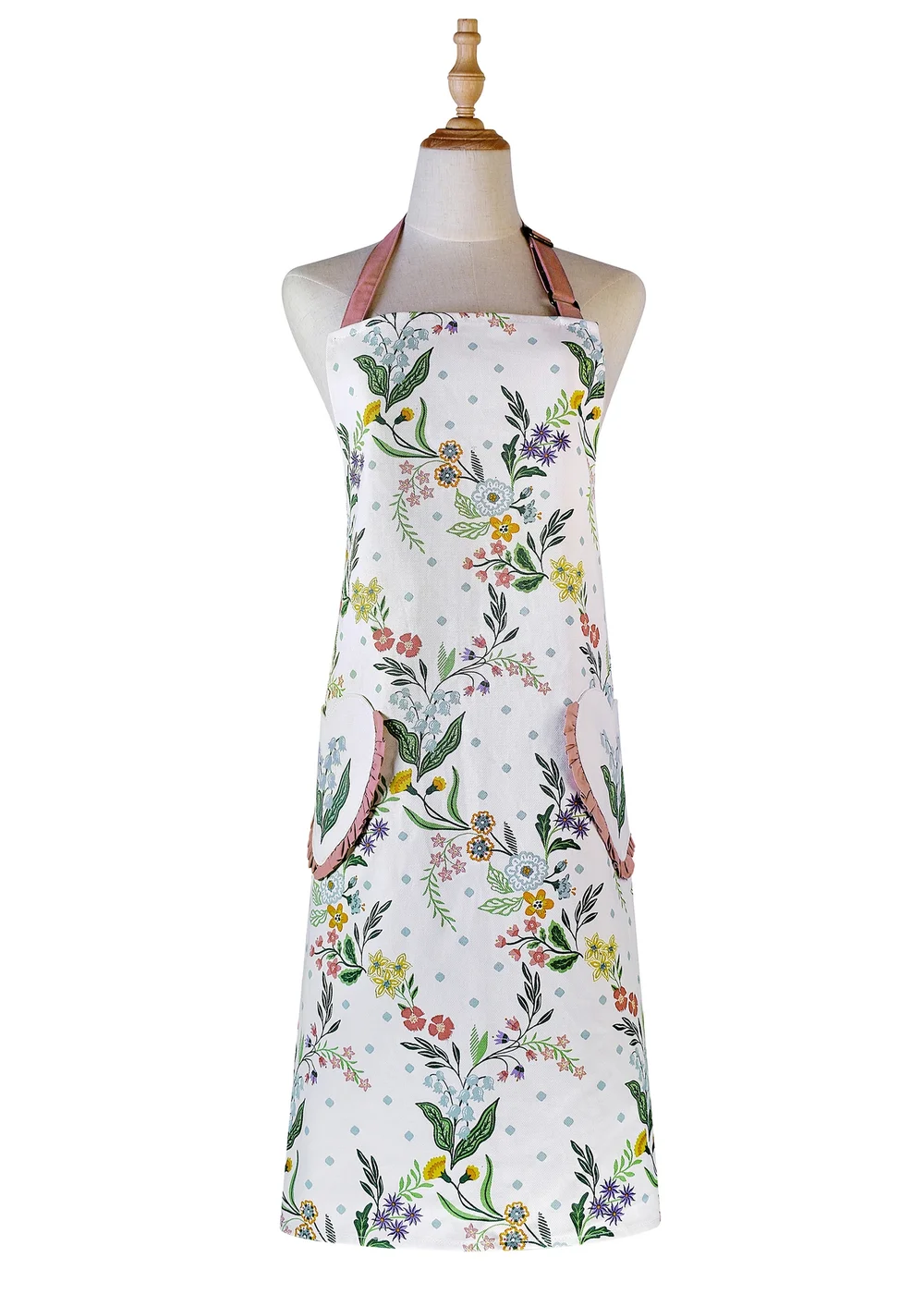 Ulster Weavers Petals & Prose Pink Apron - Cotton - One Size Image 1
