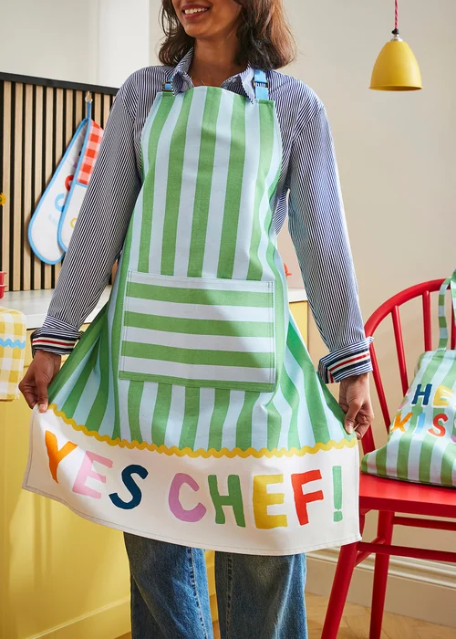 Ulster Weavers Yes Chef Multi Colour Apron - Cotton - One Size Image 2