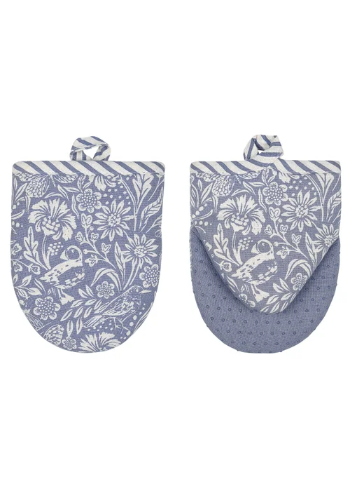 Ulster Weavers Coastal Treasures Blue Microwave Mitts - Pair - One Size Image 1