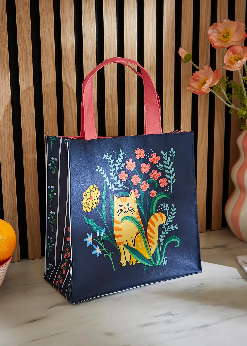 Ulster Weavers Marmalade Meadow Navy PVC Bag - Small - One Size Image 2