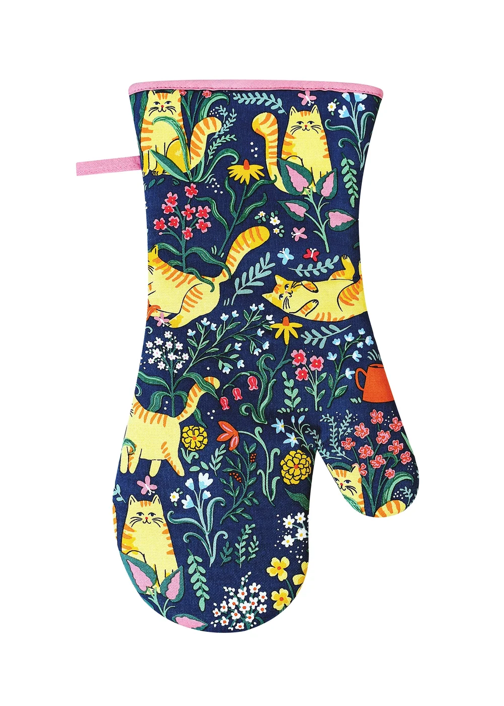 Ulster Weavers Marmalade Meadow Navy Gauntlet Oven Glove - One Size Image 1