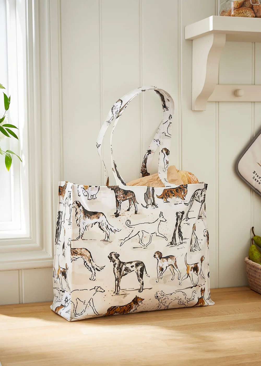 Ulster Weavers Country Dogs Brown Shoulder Bag - PVC - One Size Image 2