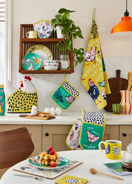 Ulster Weavers Chick Chicken Yellow Double Oven Glove - One Size Image 3