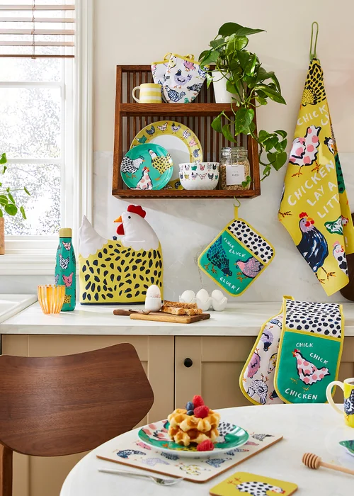 Ulster Weavers Chick Chicken Yellow Gauntlet Oven Glove - One Size Image 3