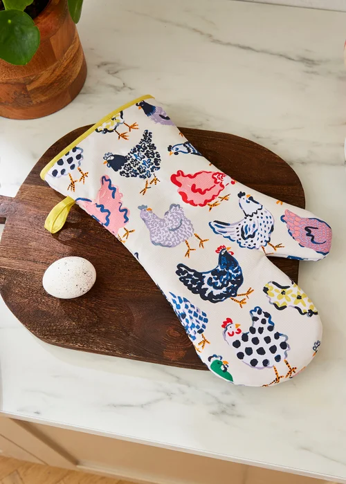 Ulster Weavers Chick Chicken Yellow Gauntlet Oven Glove - One Size Image 2