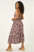 Roman Chocolate Petite Abstract Crochet Trim Dress - 16 Image 3