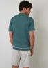 Threadbare Green Knitted Short Sleeve Polo Shirt - 2XL Image 2