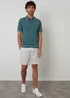 Threadbare Green Knitted Short Sleeve Polo Shirt - 2XL Image 3