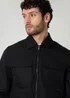 Threadbare Black Showerproof Lightweight Zip Up Jacket - S Image 4