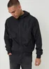 Threadbare Black Lightweight Hooded Jacket - 2XL Image 5