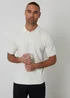Threadbare Natural Moss Stitch Knitted Polo - S Image 1