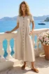 Roman Stone Denim Button Through Midi Dress - 20 Image 1