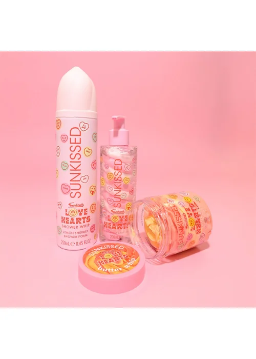 Sunkissed x Love Hearts Mini Collection Bath & Body Gift Set Bundle - One Size Image 1