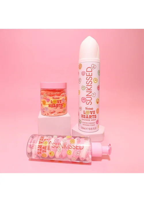 Sunkissed x Love Hearts Mini Collection Bath & Body Gift Set Bundle - One Size Image 2