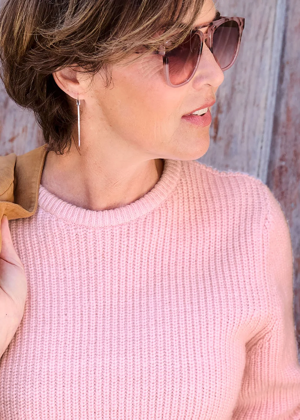 Cotton Traders Sugar Pink Supersoft Jumper - 22 Image 4