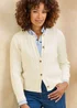 Cotton Traders Cream Cutest Cable Cardigan - 10 Image 1