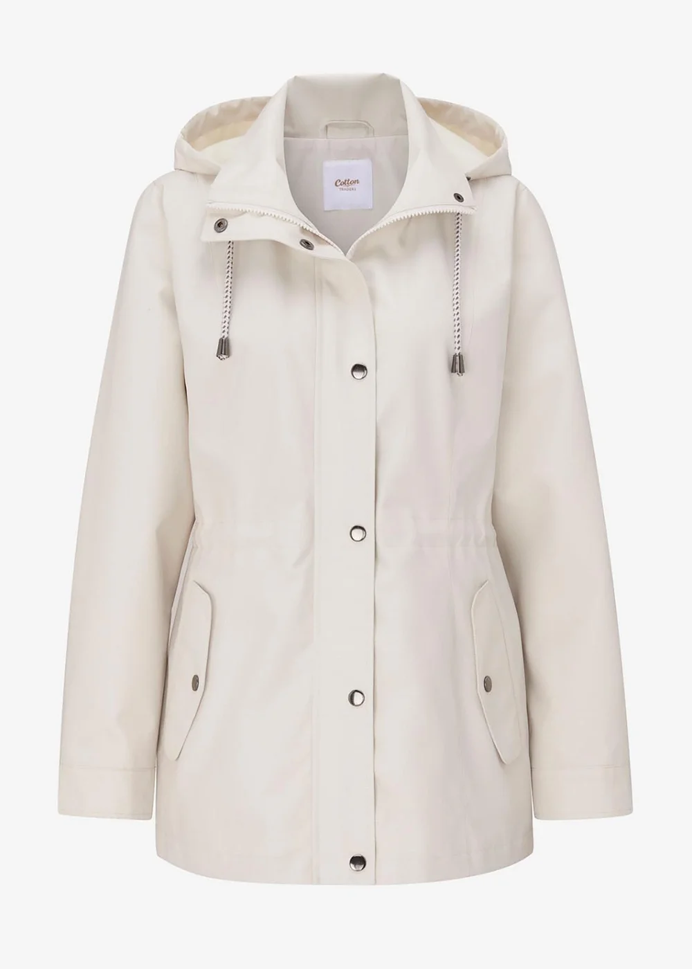 Cotton Traders Light Pebble Short Weatherproof Jacket - 22 Image 3