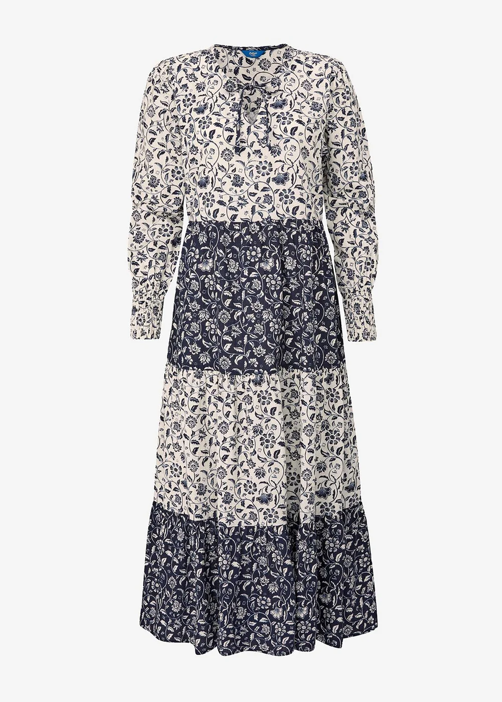 Cotton Traders Navy Boho Maxi Dress - 12 Image 4
