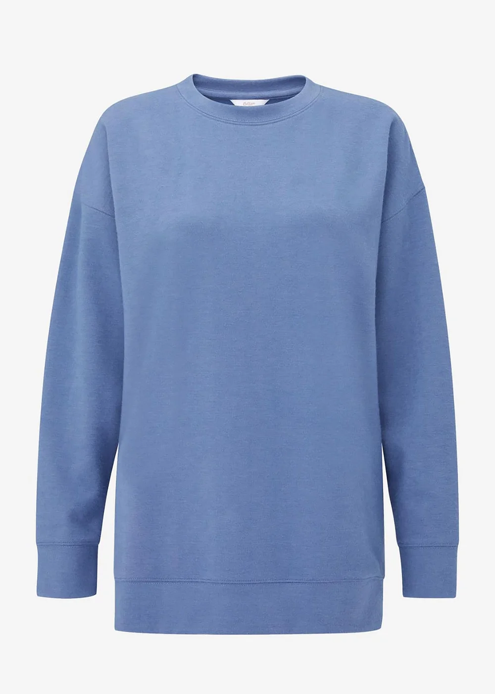 Cotton Traders Dusky Blue Soft Touch Longline Sweatshirt - 14 Image 3