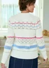 Cotton Traders Cloud Pointelle Stripe Jumper - 22 Image 2