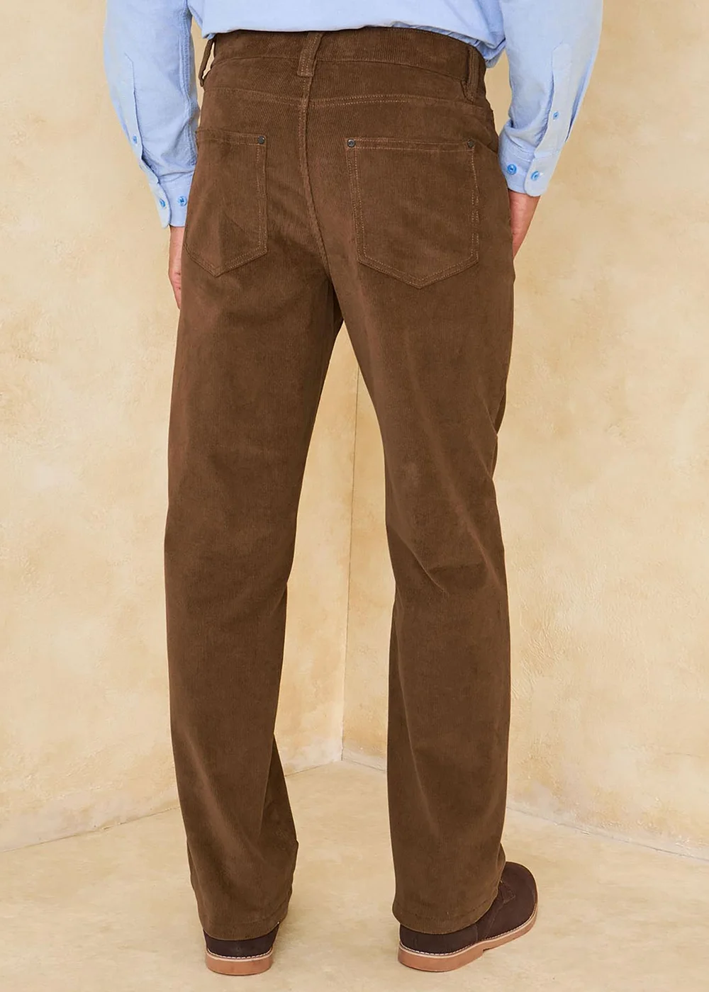 Cotton Traders Oak Stretch Cord Jeans - 32/L31 Image 2