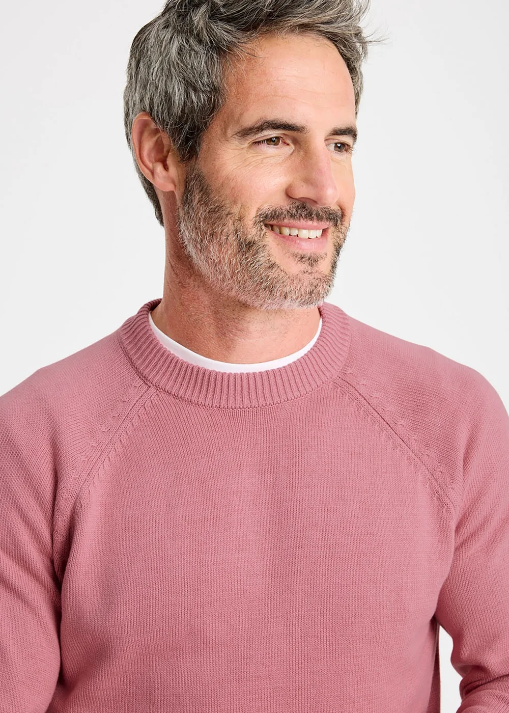 Cotton Traders Washed Pink Cotton Crew Neck Jumper - 2XL Image 4