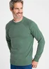 Cotton Traders Sea Green Cotton Crew Neck Jumper - 4XL Image 1