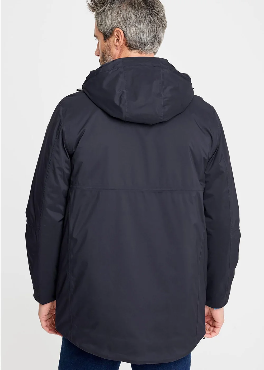 Cotton Traders Anthracite Quilt Lined Waterproof Jacket - 3XL Image 2