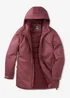 Cotton Traders Pink Heather Quilt Lined Waterproof Jacket - 3XL Image 4