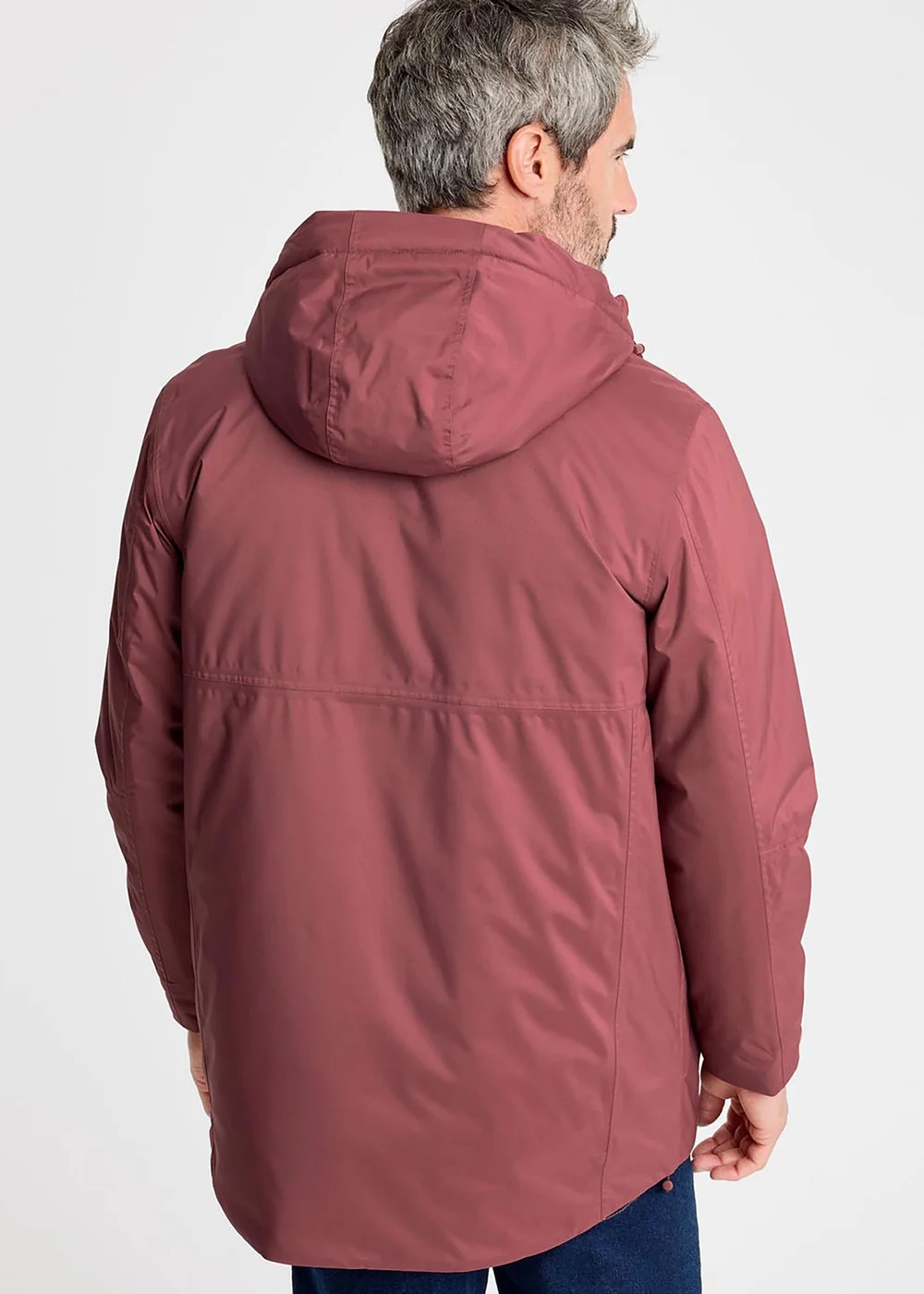 Cotton Traders Pink Heather Quilt Lined Waterproof Jacket - 3XL Image 2