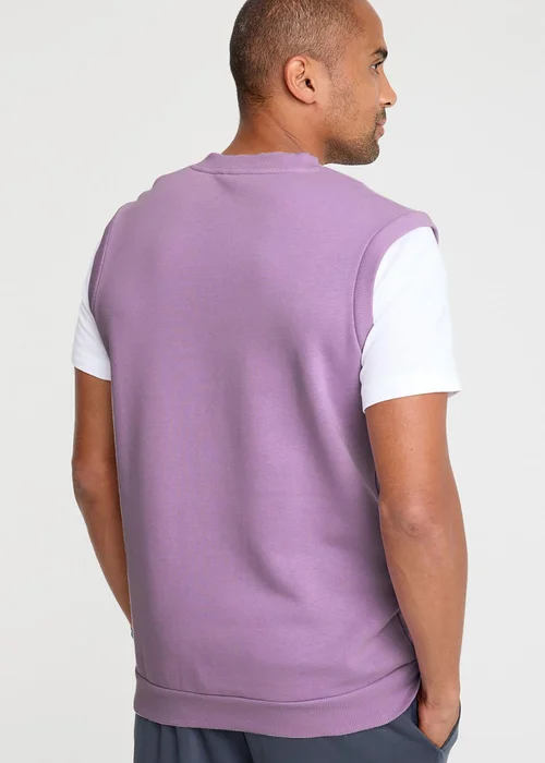 Cotton Traders Lavender Sleeveless Sweatshirt - 2XL Image 3