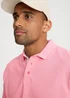 Cotton Traders Soft Pink Short Sleeve Polo Shirt - 5XL Image 4