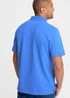 Cotton Traders French Blue Short Sleeve Polo Shirt - 2XL Image 3