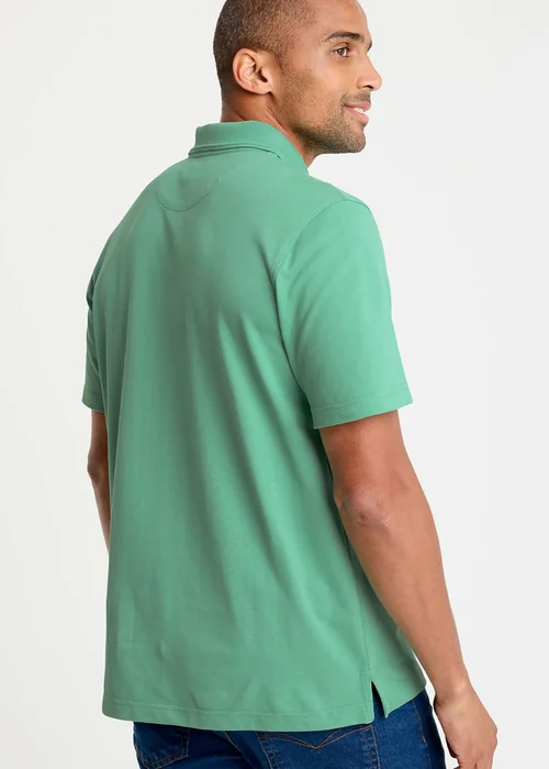 Cotton Traders Mint Short Sleeve Polo Shirt - 3XL Image 3