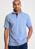 Cotton Traders Blue Sky Short Sleeve Polo Shirt - 5XL Image 2