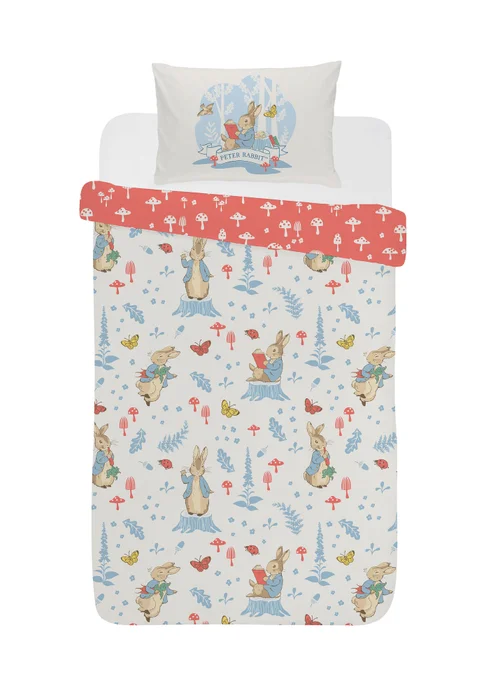 Peter Rabbit Floral Duvet Set Beddings - Single Image 3