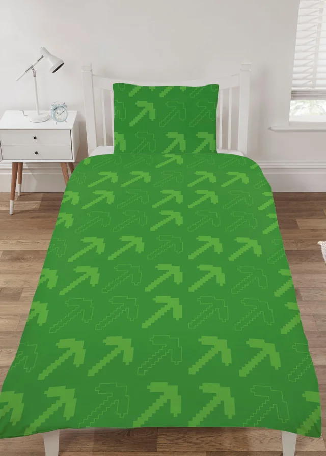 Minecraft Dark Blue Duvet Set Beddings
