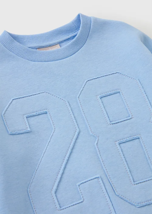 Girls Blue 28 Co Ord Sweathshirt (7-15yrs) - 14 Yrs Image 2