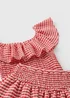 Girls Red Gingham Top & Skirt Set (7-15yrs) - 7 Yrs Image 2