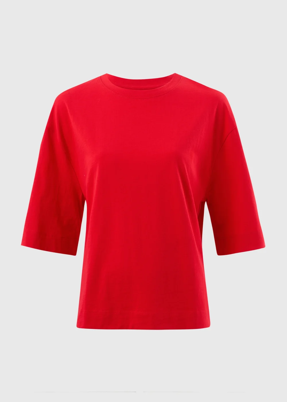 Red Boxy T-Shirt - S Image 2