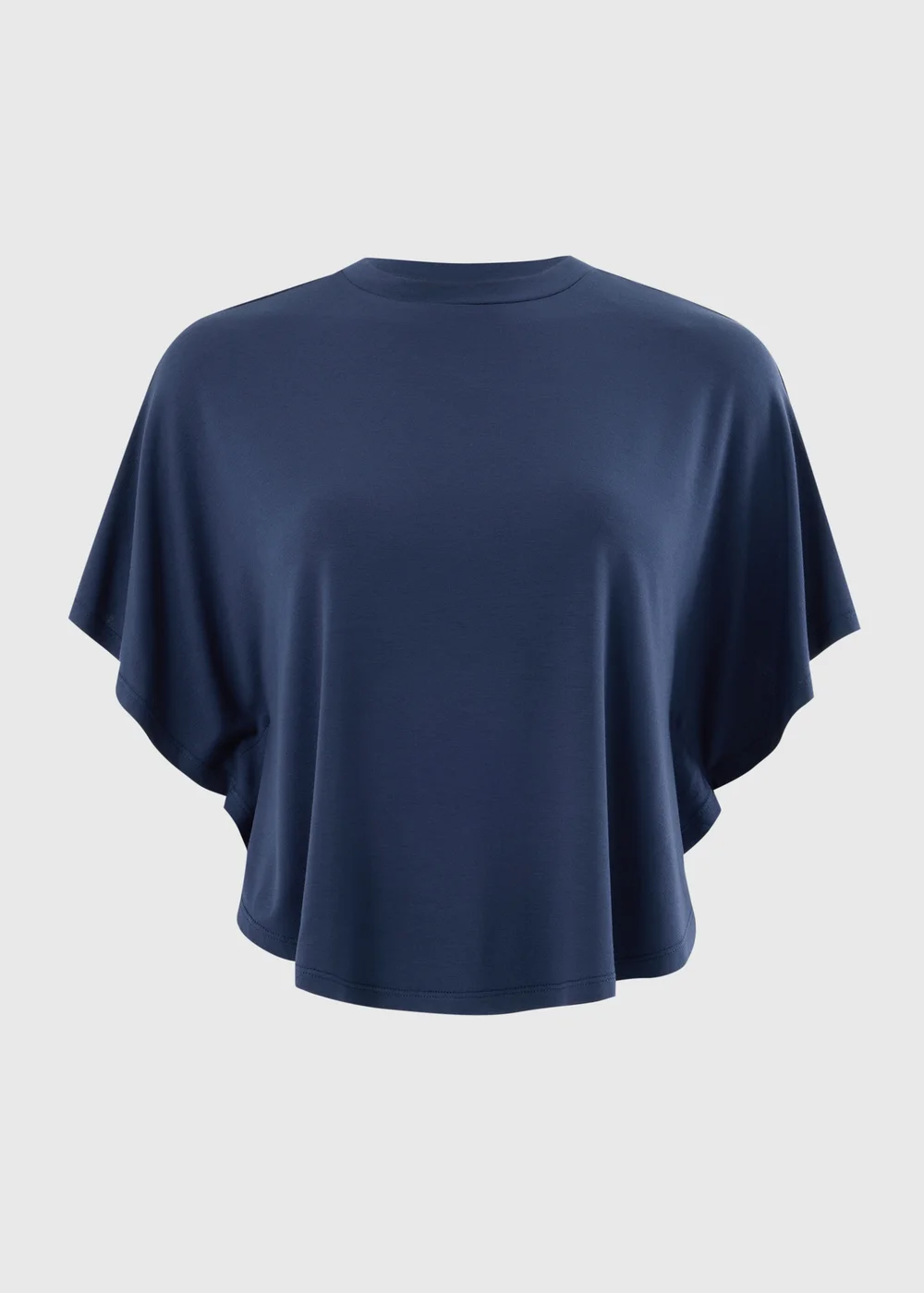 Navy Cape Sleeve Top - 8 Image 4