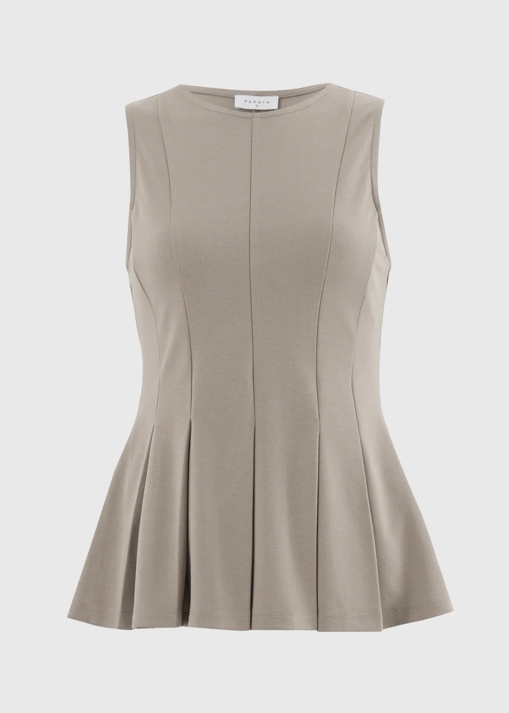 Mocha Fitted Flare Vest - 8 Image 4